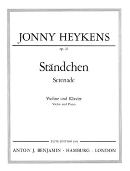 Serenade Op 21 Violin Piano Book