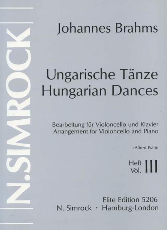 Hungarian Dances V3-Vc