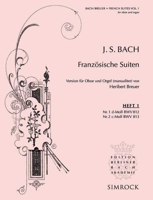 French Suites Book 1 Arr Breuer Oboe And Organ Book
