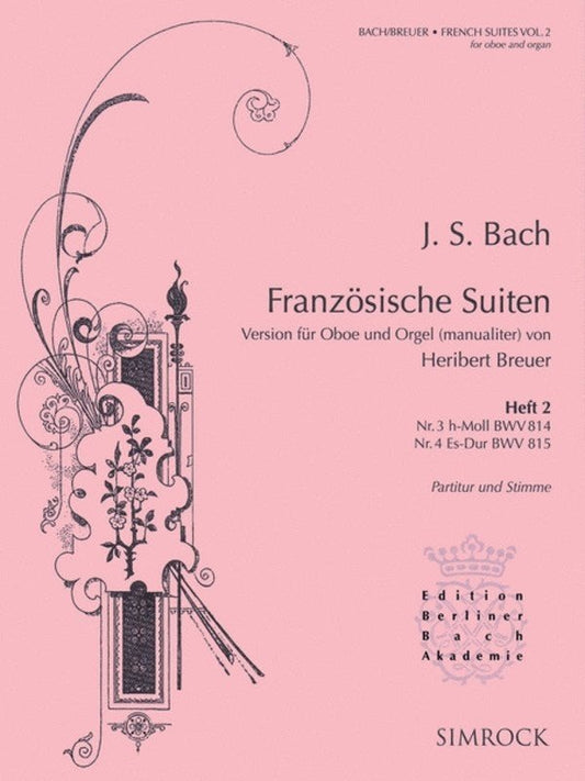 French Suites, Book 2 (arr. Breuer) — Oboe & Organ (Simrock)