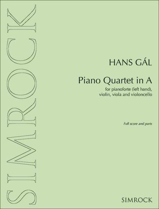 Piano Quartet In A Book