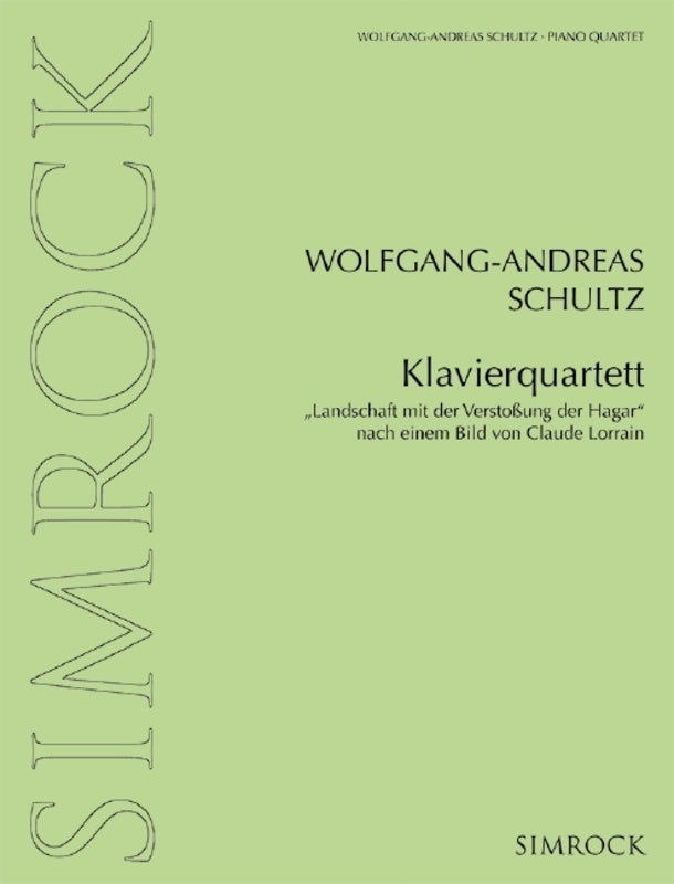 Schultz - Klavierquartett Score/Parts