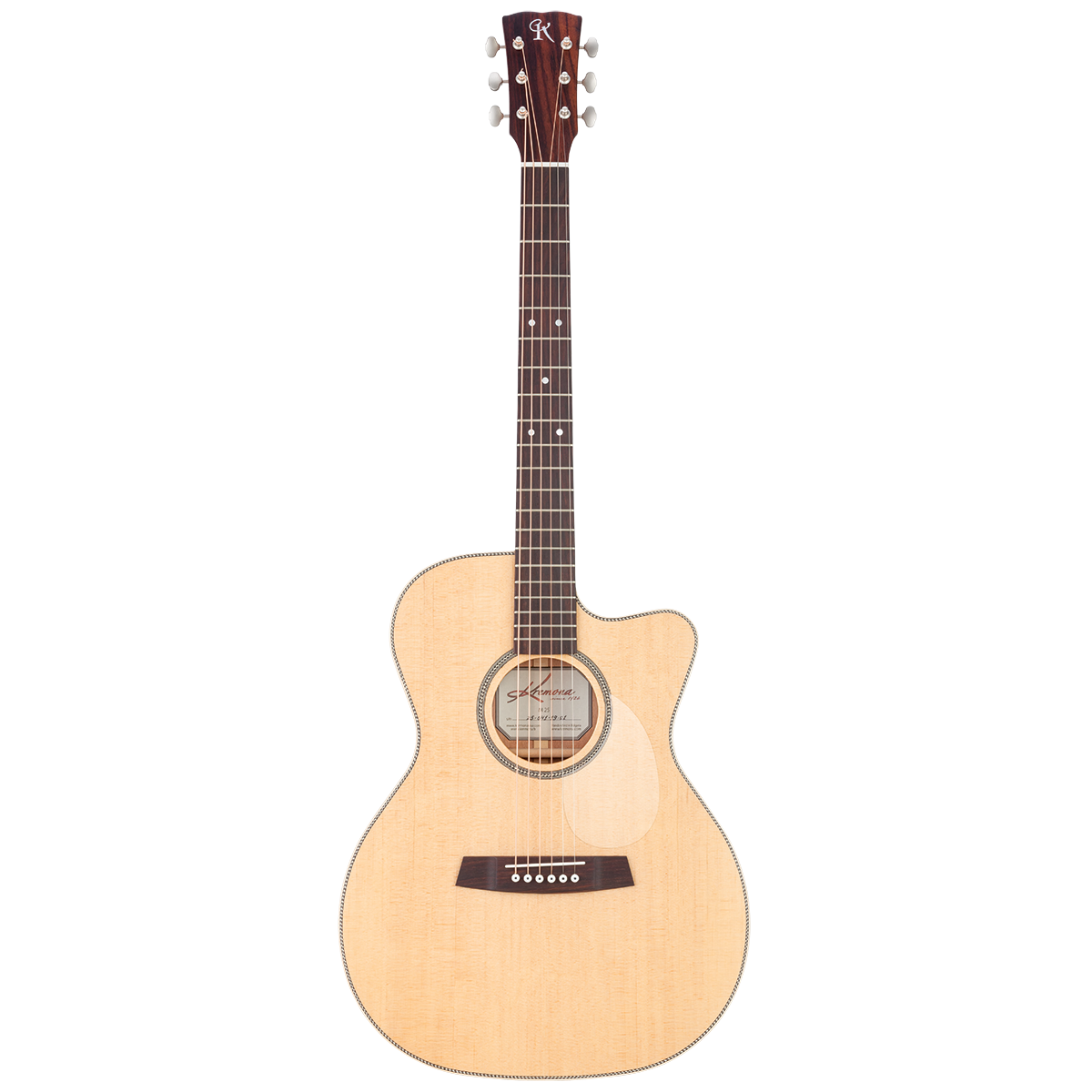 Kremona M25E Steel String Acoustic Guitar with LR Baggs Pickup and Case