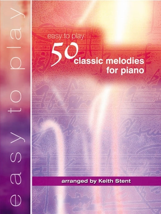 50 Easy To Play Classic Melodies For Piano Softcover Book (Piano)