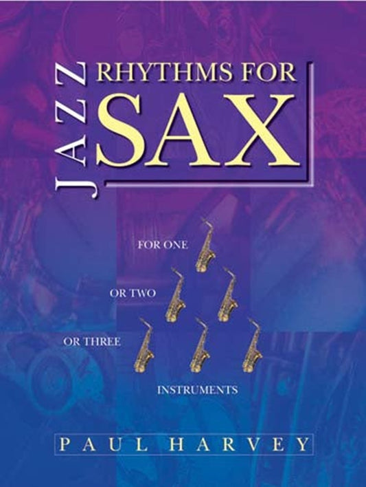 Harvey - Jazz Rhythms For Sax Softcover Book (Saxophone)