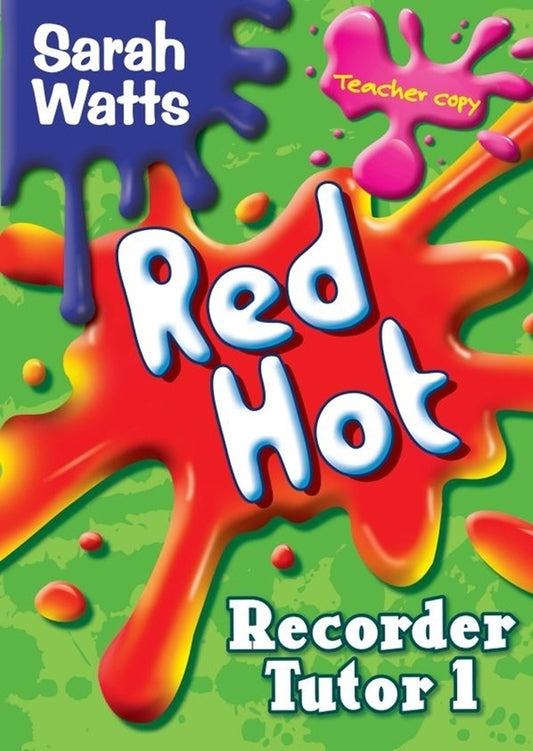 Red Hot Recorder Tutor 1 Teacher Copy Softcover Book (Descant Recorder|Recorder)