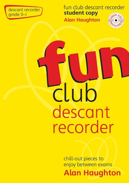 Fun Club Descant Recorder Grade 0-1 Student Copy Softcover/CD (Descant Recorder)