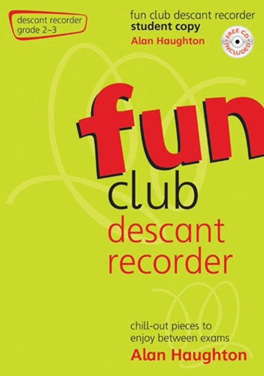 Fun Club Descant Recorder Grade 2-3 Student Copy Softcover/CD (Descant Recorder)