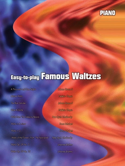 Easy To Play Famous Waltzes For Piano Softcover Book (Piano)
