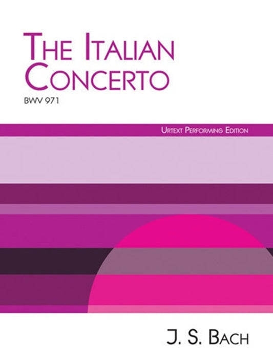 Bach - Italian Concerto Bwv 971 Urtext Softcover Book (Piano)