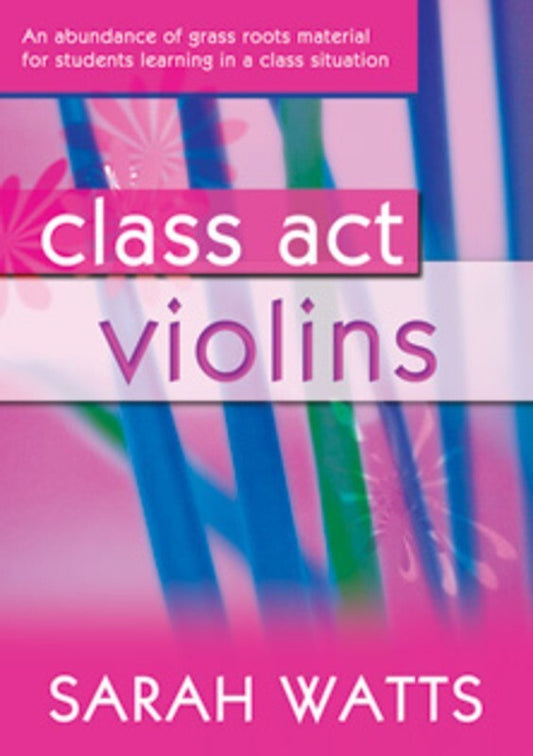 Class Act Violin Student Softcover Book/CD