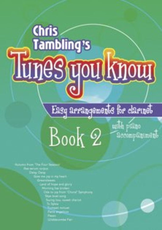 Tunes You Know Book 2 clarinet/Piano Arr Tambling Book