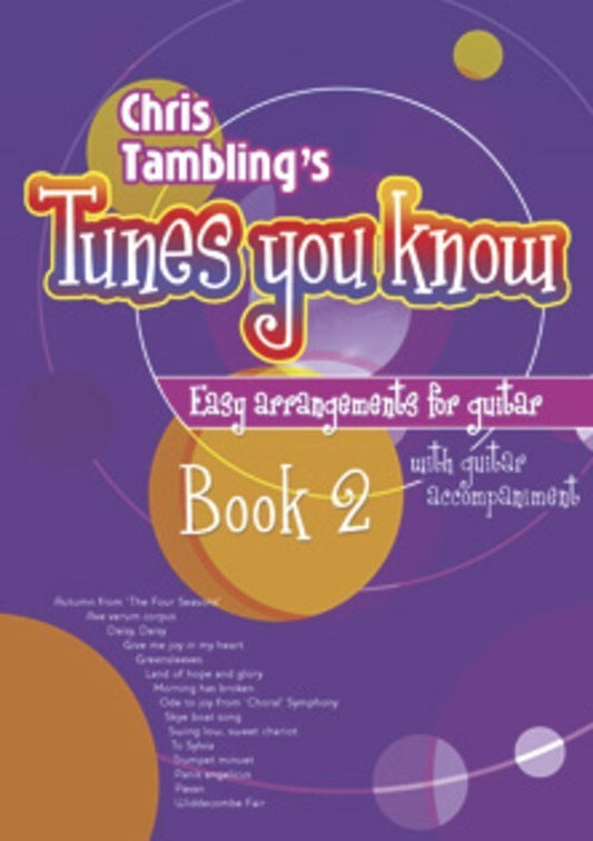 Tunes You Know Book 2 Guitar Piano Arr Tambling Book