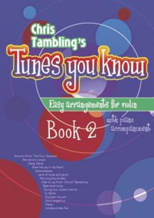 Tunes You Know Book 2 Violin/Piano Arr Tambling Book