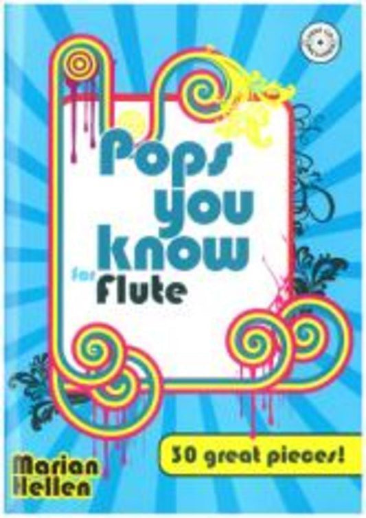Pops You Know For Flute Book/CD Book