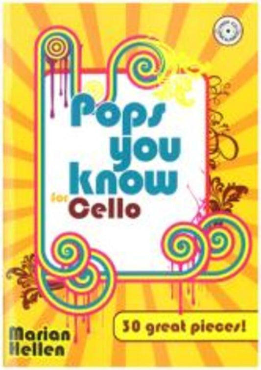 Pops You Know For Cello Book/CD