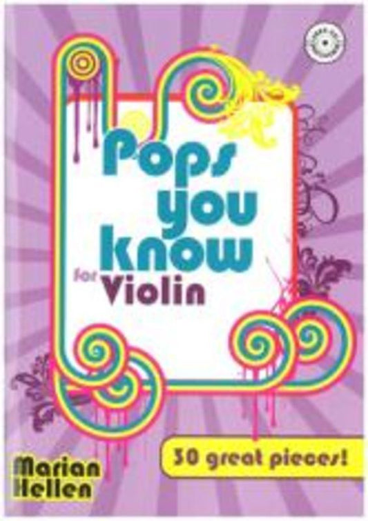Pops You Know For Violin Book/CD Book
