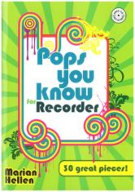 Pops You Know For Recorder Book/CD Book