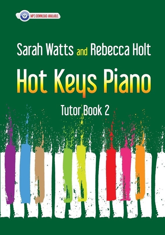 Hot Keys Piano Tutor Book 2 Bk/Ola Sftcvr/Online Audio (Piano)