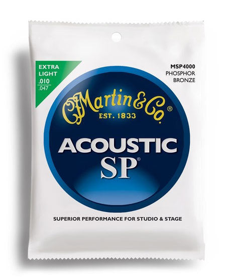 Martin SP 92-8 Phosphor Bronze Extra Light Guitar String Set (10-47)
