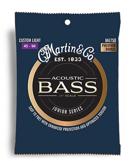 Martin M4750 Junior Series Acoustic Bass 24" Short Scale String Set 45-96