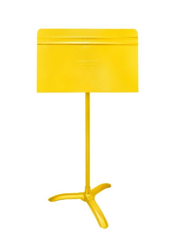 Symphony Music Stand - Yellow Gloss Finish by Manhasset