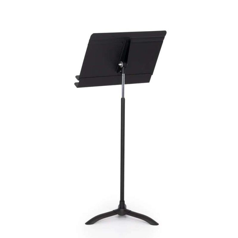 Manhasset Orchestral Music Stand - Adjustable Height and Tilt, Storage Shelf — view 6