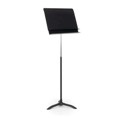 Manhasset Orchestral Music Stand - Adjustable Height and Tilt, Storage Shelf — view 2