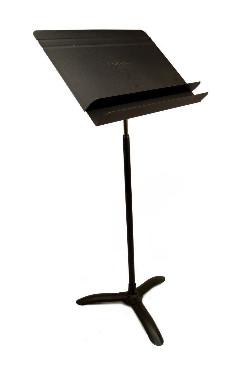 Manhasset Orchestral Music Stand - Adjustable Height and Tilt, Storage Shelf