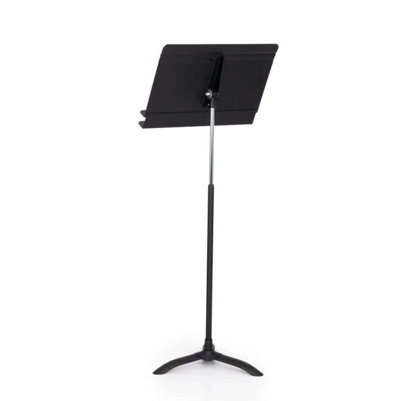 Manhasset Orchestral Music Stand - Adjustable Height and Tilt, Storage Shelf — view 4
