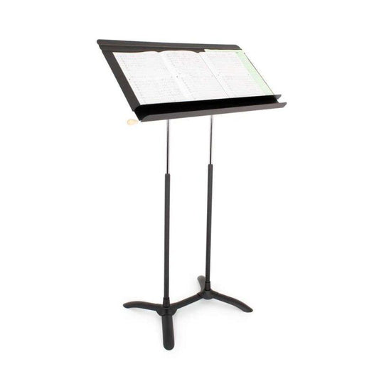 Regal Director Music Stand by Manhasset, Adjustable Height 28.5" to 50.5", Wide Desk 32"x15.5", Stable Base, Built-in Accessory Ledge