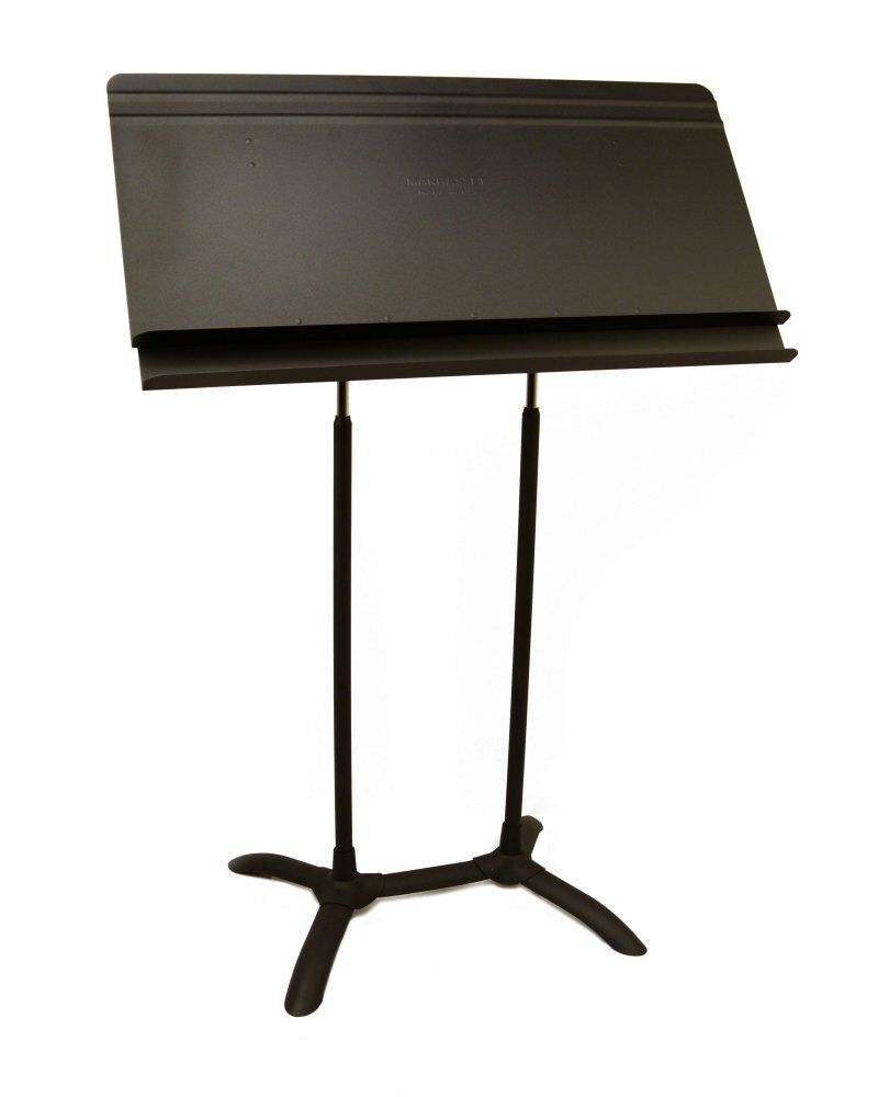Regal Director Music Stand by Manhasset, Adjustable Height 28.5" to 50.5", Wide Desk 32"x15.5", Stable Base, Built-in Accessory Ledge — view 2
