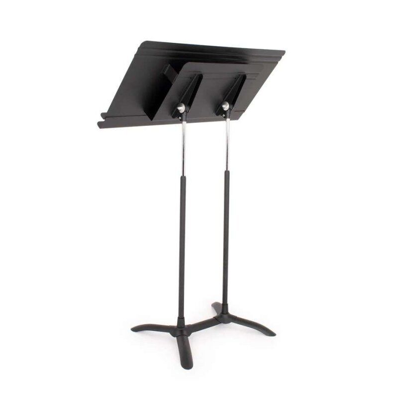 Regal Director Music Stand by Manhasset, Adjustable Height 28.5" to 50.5", Wide Desk 32"x15.5", Stable Base, Built-in Accessory Ledge — view 4