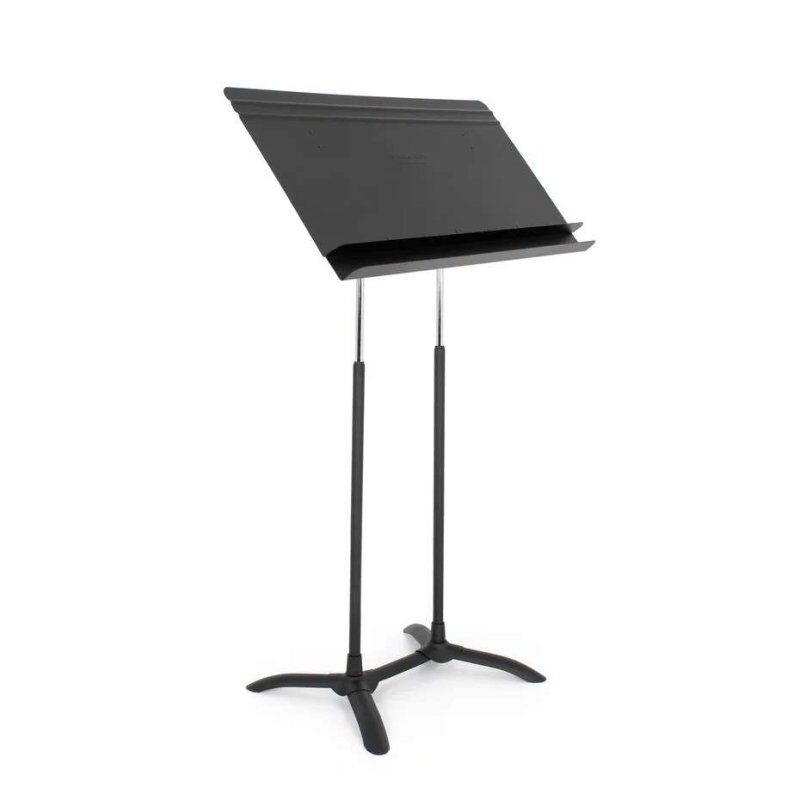 Regal Director Music Stand by Manhasset, Adjustable Height 28.5" to 50.5", Wide Desk 32"x15.5", Stable Base, Built-in Accessory Ledge — view 3