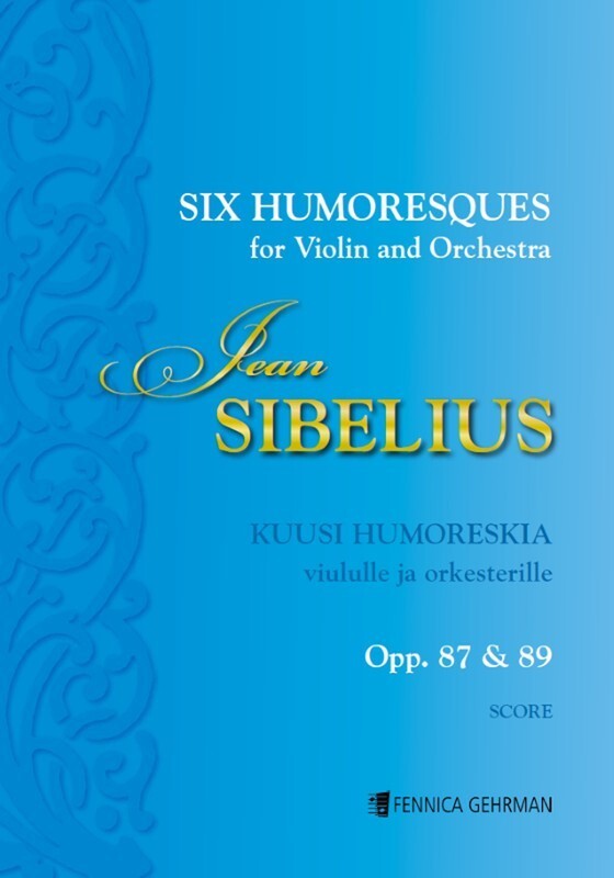 Six Humoresques Violin/Orch Op 87 And 89 Score Book