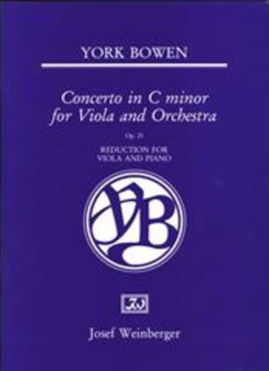 Bowen: Concerto in C Minor — Viola & Piano (Josef Weinberger)
