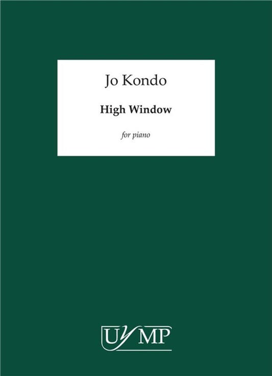 Kondo - High Window For Piano (Softcover Book)