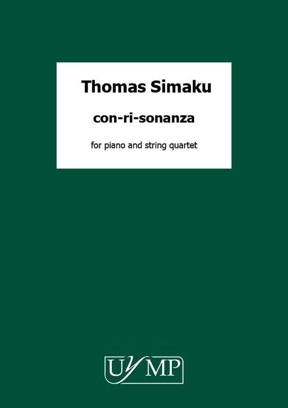 Simaku - Con-Ri-Sonanza Piano/String Quartet Score