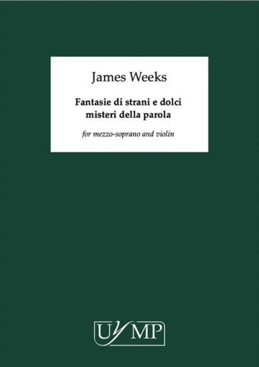 Fantasie Di Strani E Dolci Misteri Della Parola Mezzo/Violin Softcover Book (Claves|Violin)