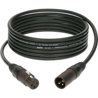Klotz M5FM03 Microphone Cable Double Bare Copper Spiral Shield Neutrik XLR - 3m — view 3
