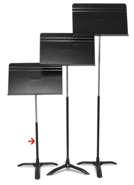 Manhasset Shaft Only — Concertino Height, Black (Manhasset)