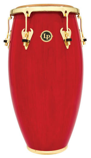 LP Matador Wood 11" Quinto - Red w/ Gold Hardware