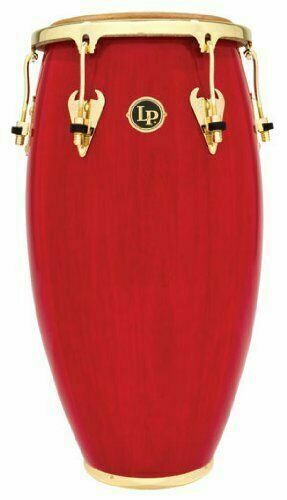 LP Matador Wood 12.5" Tumba - Red w/ Gold Hardware