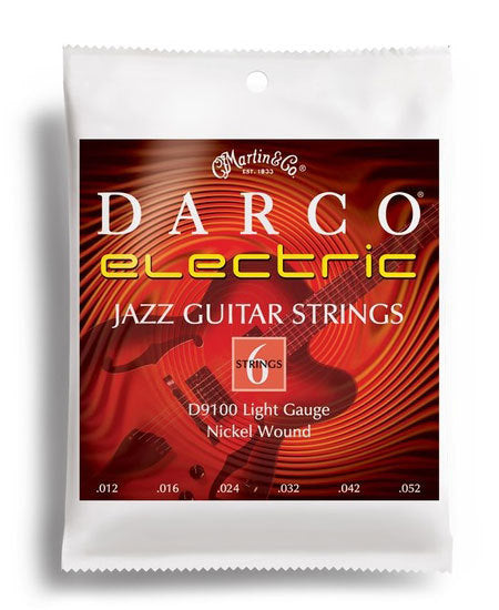 Darco Electric Guitar Jazz Light Gauge String Set (12-52)