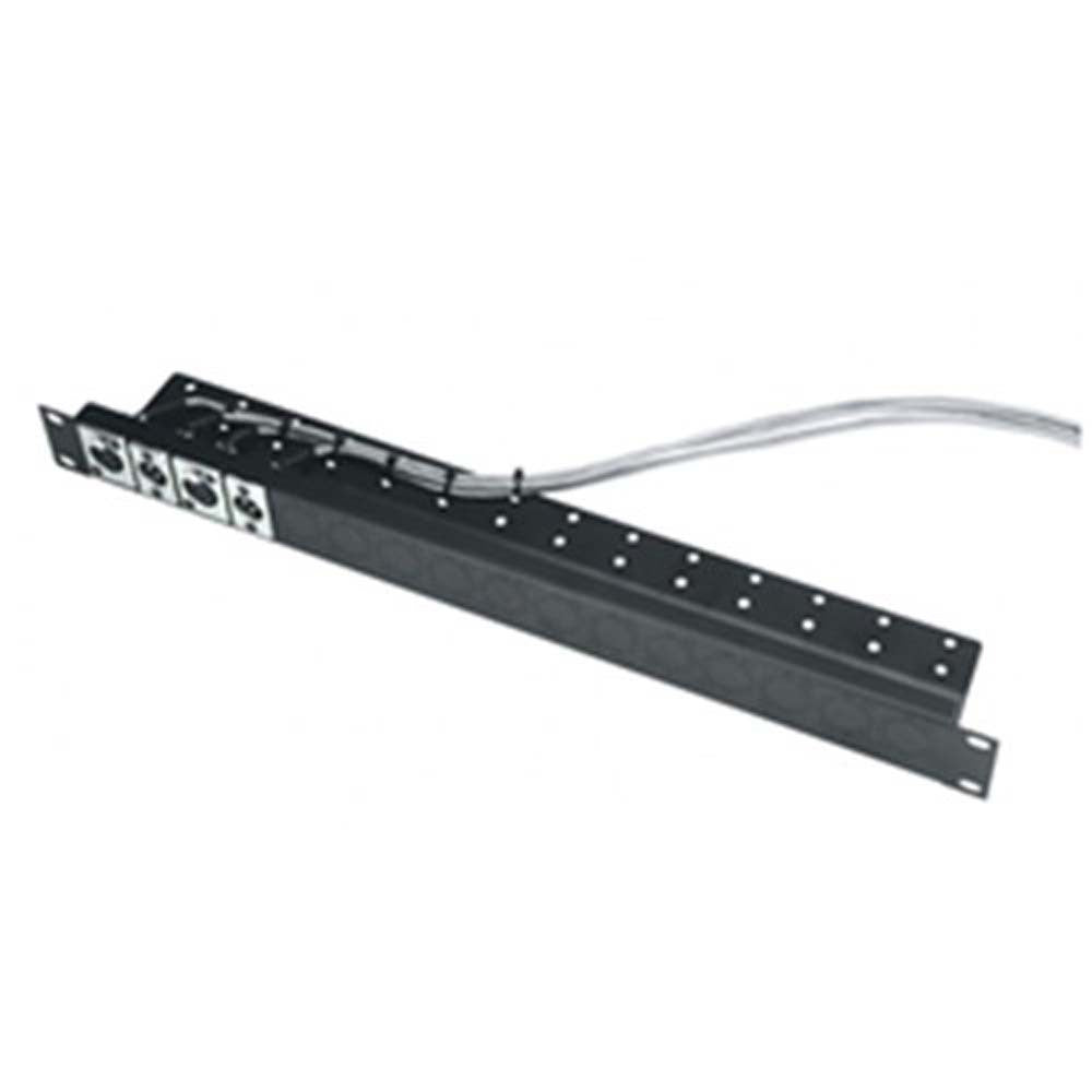 Universal Connector Panel 1RU w-cable mgmt and 16 knockouts for Neutrik Middle Atlantic — view 3