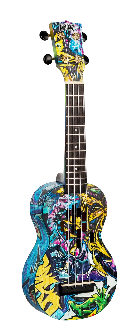 Mahalo Art II Graffiti Soprano Ukulele MA1GR