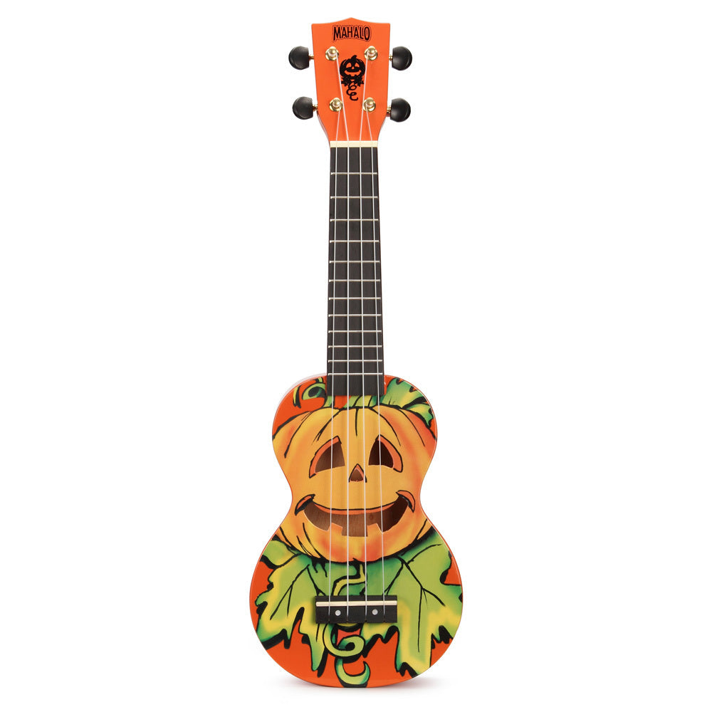 Mahalo Art Series Soprano Ukulele - Mahaloween (Orange)