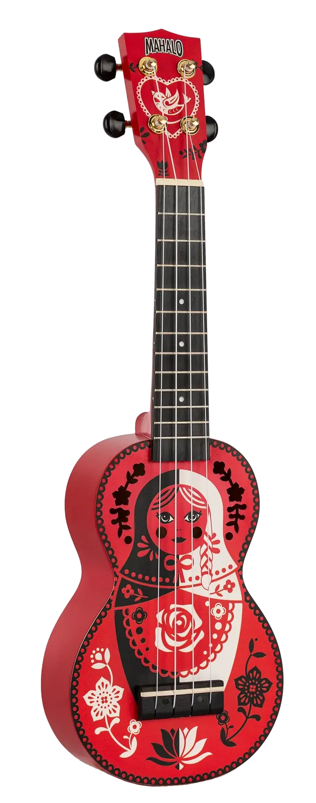 Mahalo Art Russian Doll Ukulele MA1RD