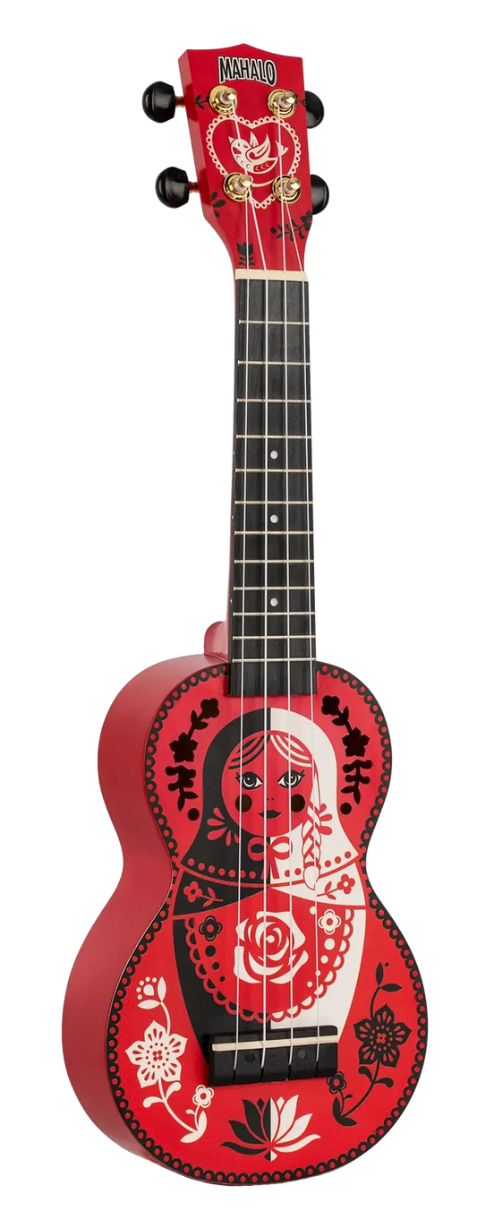 Mahalo Art Russian Doll Ukulele MA1RD