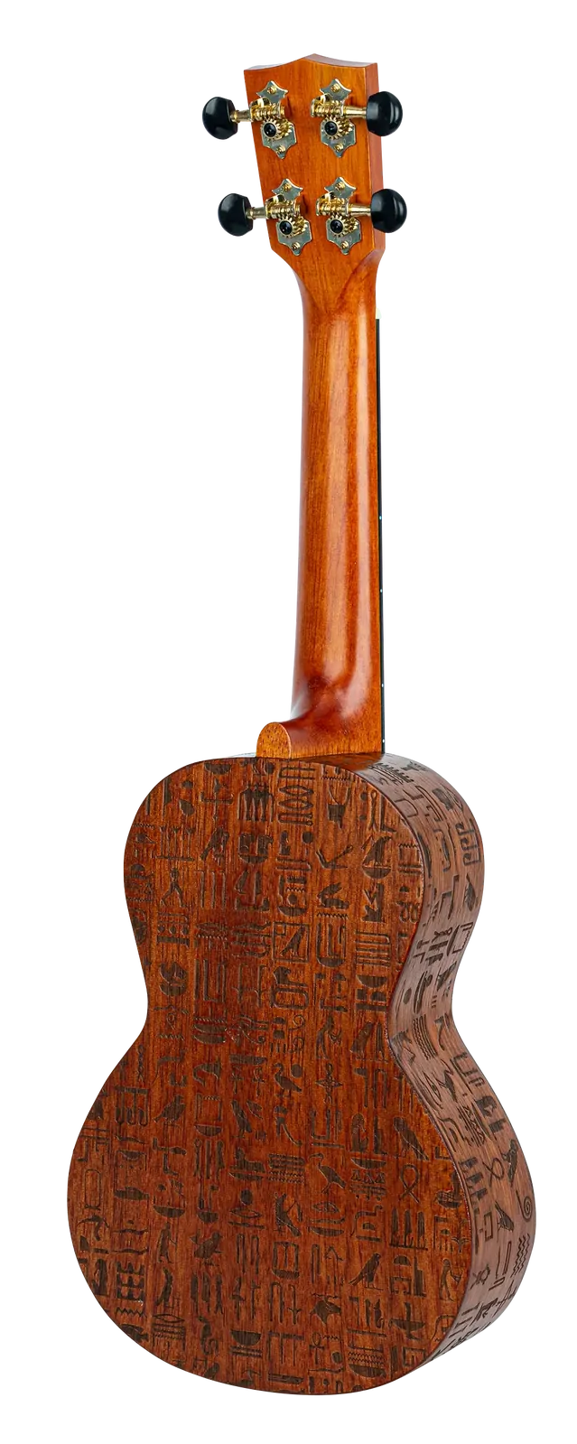 Mahalo Artist Elite Pharaoh Ukulele with Eye of Ra Soundhole — view 3